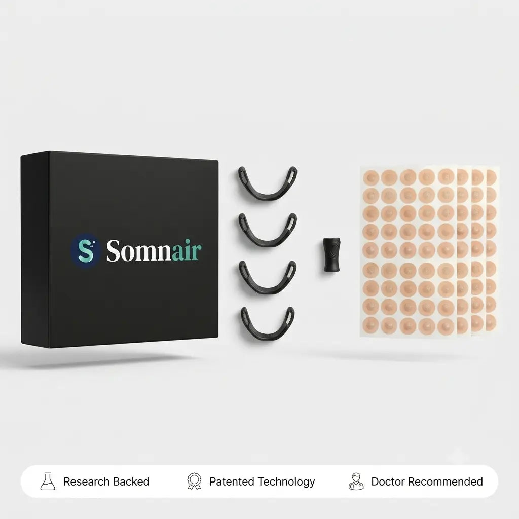 Somnair — Dilatatore Nasale Magnetico | Kit Starter (4 taglie + tab)